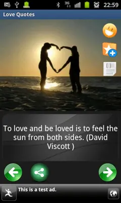 Love Quotes android App screenshot 4